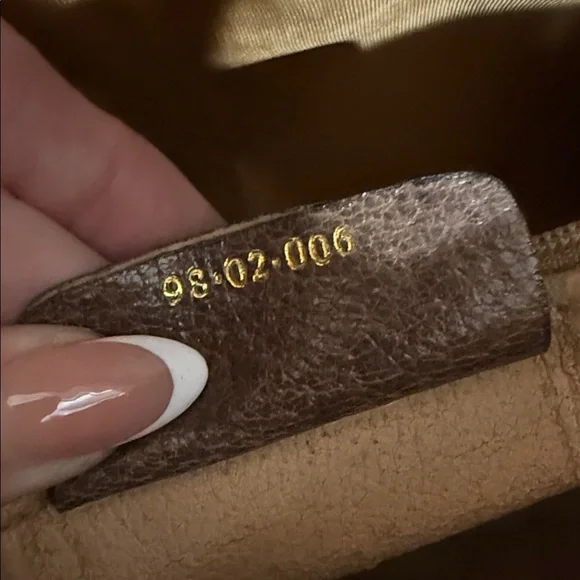 Vintage Gucci Monogram Canvas Bag with Red and Green Accent - Picture 11 of 15